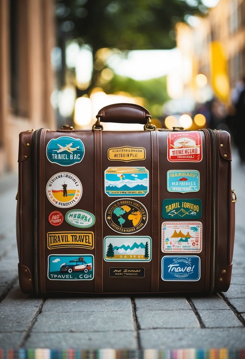 travel bag decoration ideas