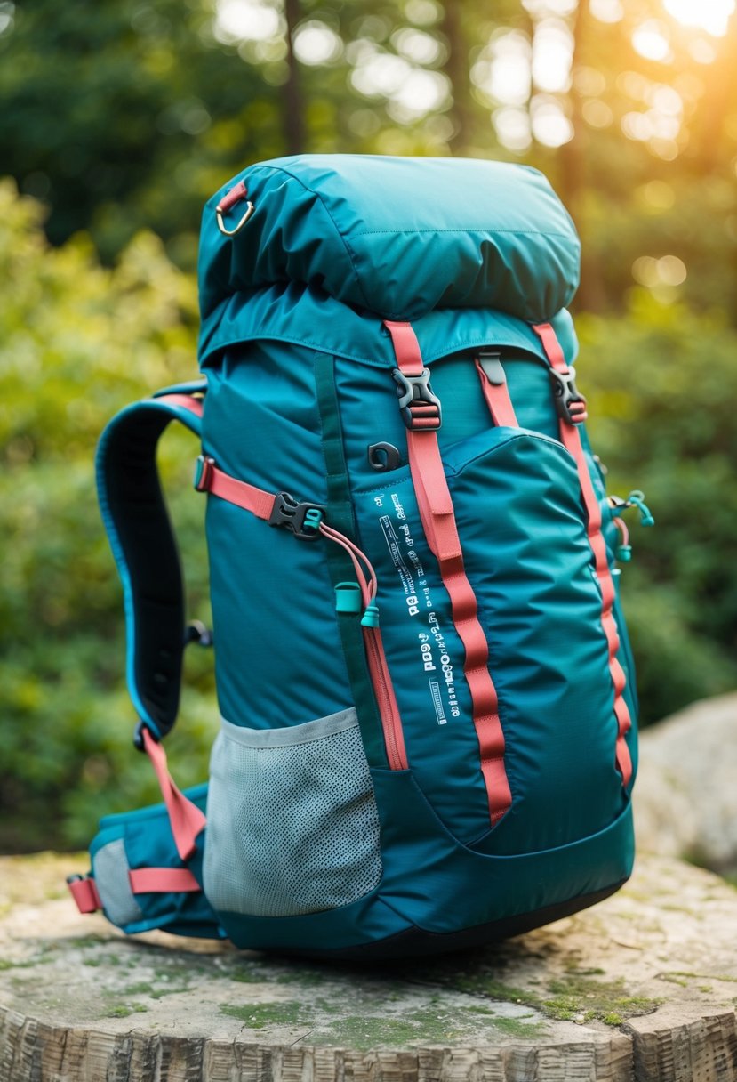 A traveler's backpack with updated features and compartments, ready for a new adventure